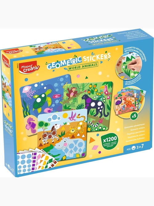 Coffret de gommettes animaux - Kiabi