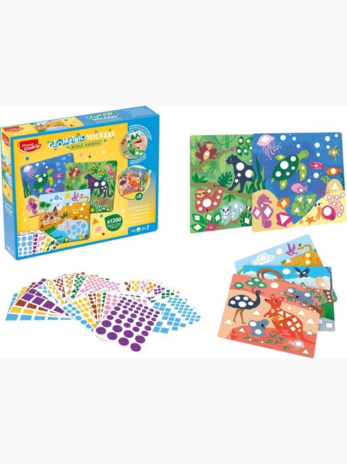 Coffret de gommettes animaux - Kiabi