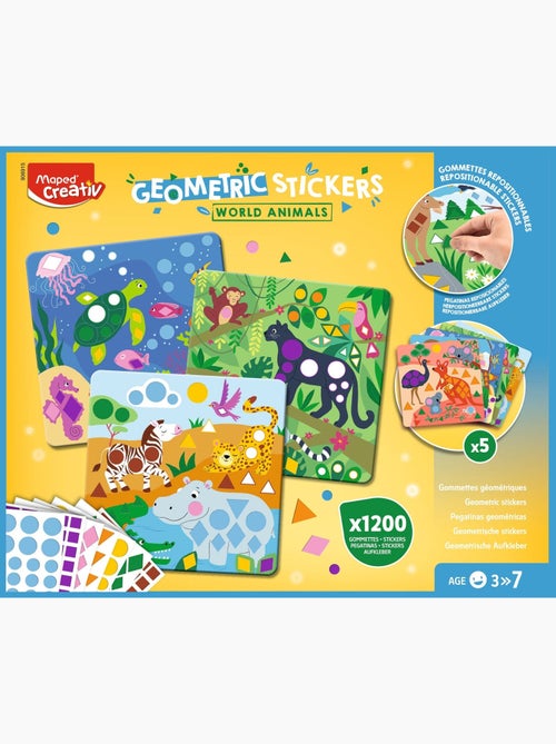 Coffret de gommettes animaux - Kiabi