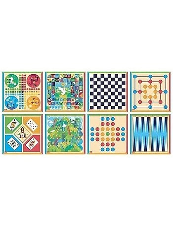 Coffret de jeux de société traditionnels - Coffret en bois : 150 règles