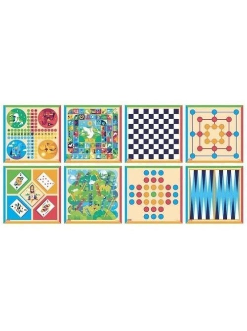 Coffret de jeux de société traditionnels - Coffret en bois : 150 règles - Kiabi