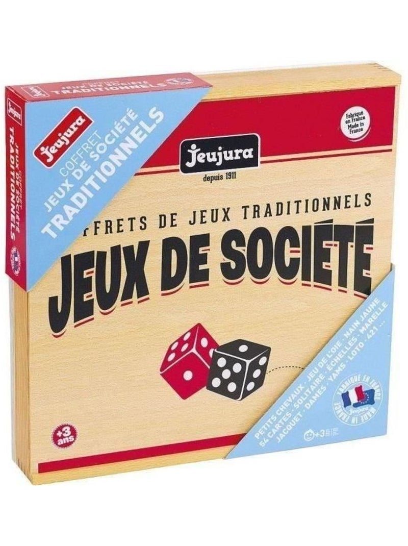Coffret de jeux de société traditionnels - Coffret en bois : 150 règles Multicolore - Kiabi