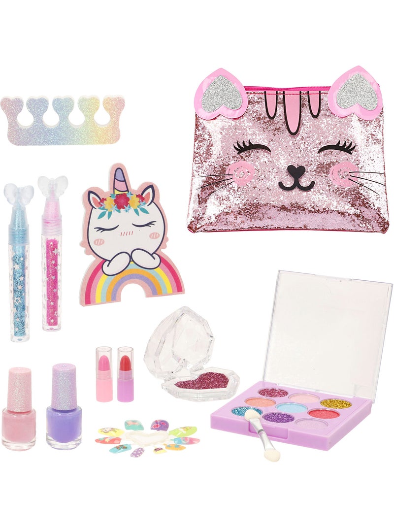 Coffret de maquillage avec accessoires et trousse de toilette colorbaby N/A - Kiabi