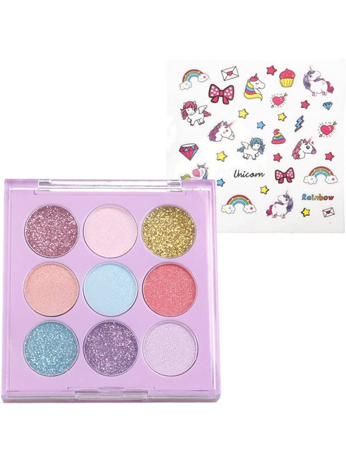 Coffret de maquillage avec accessoires et trousse de toilette colorbaby - Kiabi Coffret de maquillage avec accessoires et trousse de toilette colorbaby - Kiabi