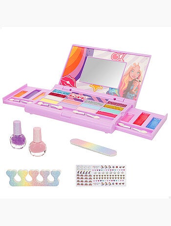 Coffret de maquillage pour enfants avec accessoires de beauté colorbaby