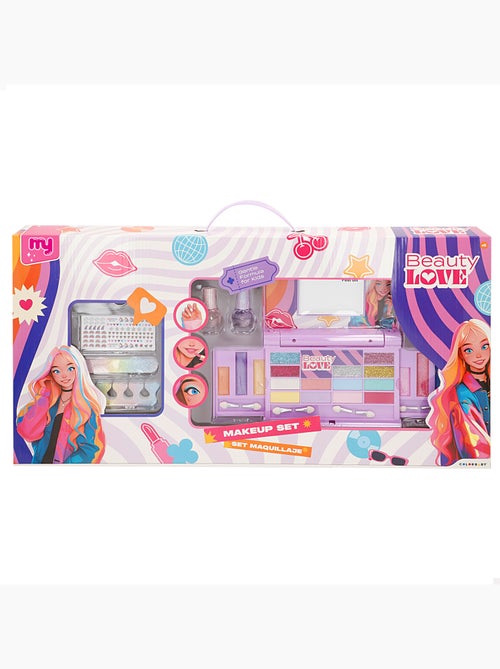 Coffret de maquillage pour enfants avec accessoires de beauté colorbaby - Kiabi Coffret de maquillage pour enfants avec accessoires de beauté colorbaby - Kiabi