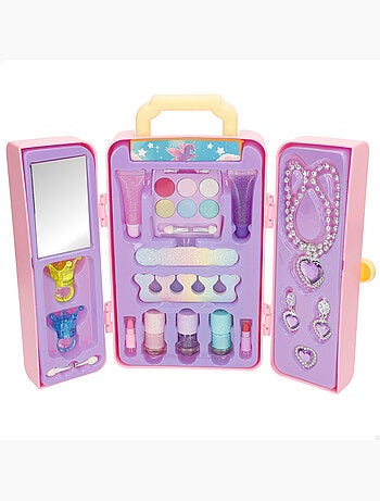 Coffret de maquillage pour enfants dans une valise avec accessoires colorbaby