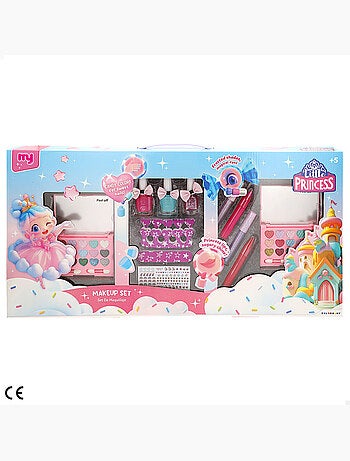 Coffret de maquillage pour enfants petite princesse avec accessoires colorbaby