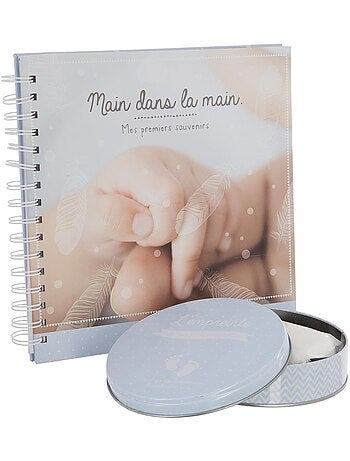 Coffret de naissance avec kit empreinte et album PATTI