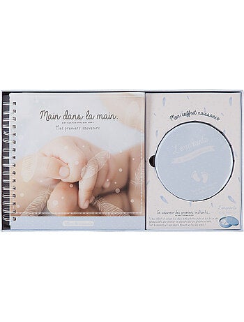 Coffret de naissance avec kit empreinte et album PATTI
