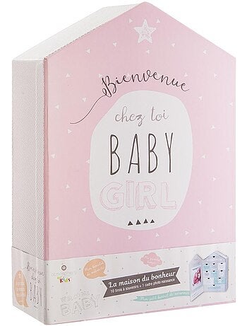 Coffret de naissance forme maison MAISON DU BONHEUR