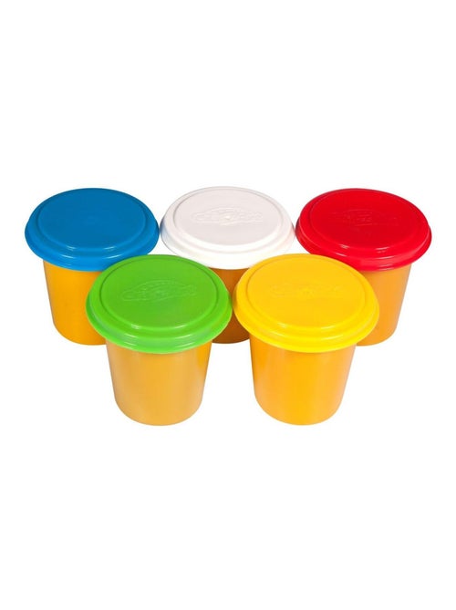 Coffret de pâte à modeler 5 couleurs - Kiabi