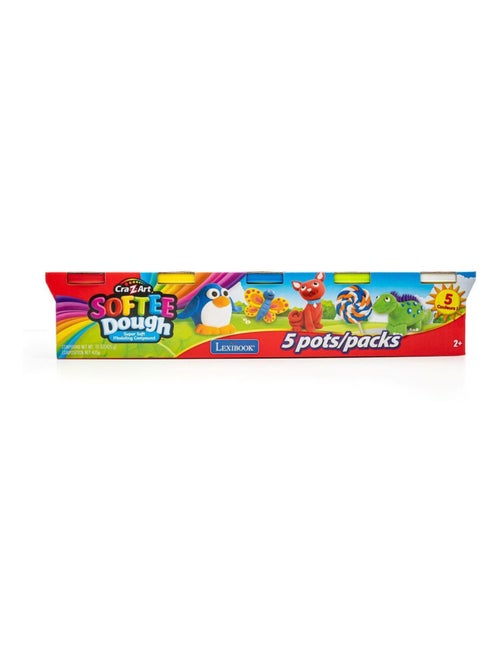 Coffret de pâte à modeler 5 couleurs - Kiabi