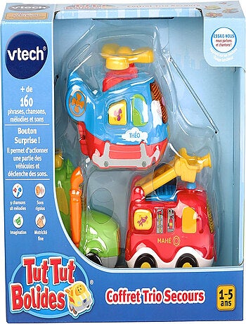 Coffret De Petites Voitures De Secours Parlantes - Tut Tut Bolides - Vtech