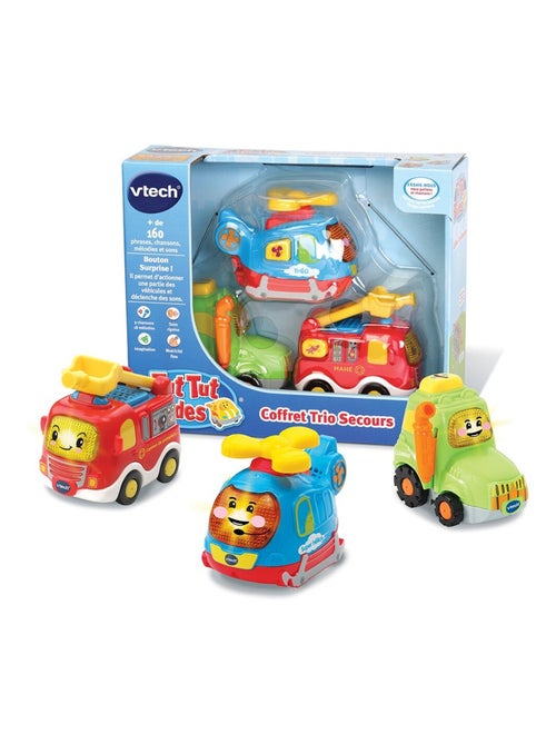 Coffret De Petites Voitures De Secours Parlantes - Tut Tut Bolides - Vtech - Kiabi