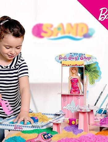 Coffret De Sable Magique - Barbie Coffret Sand & Surf - Lisciani