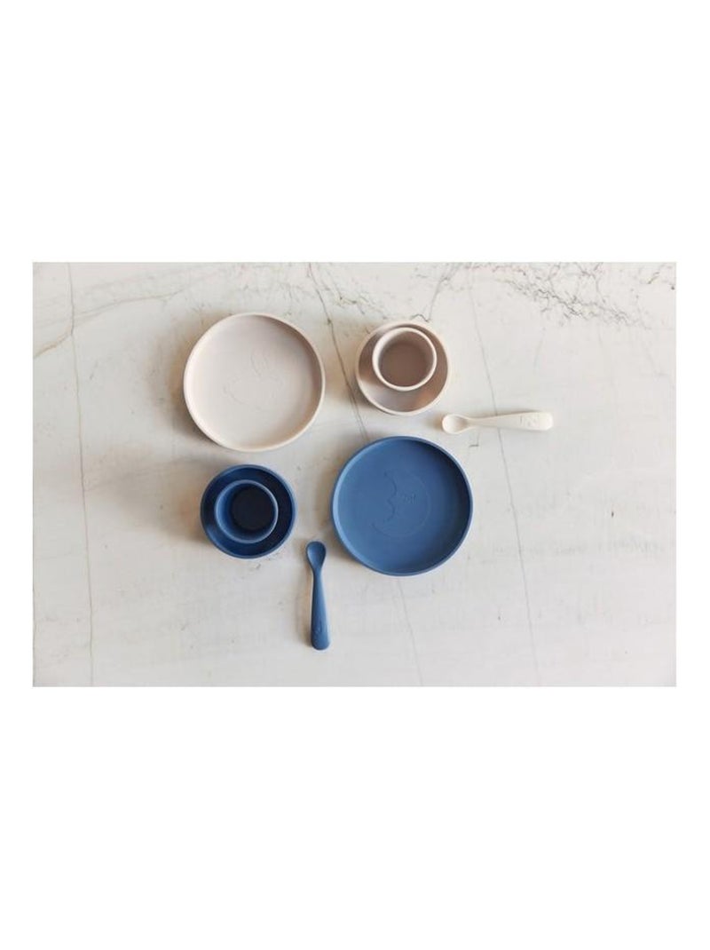Coffret de table en silicone (4pcs) Jollein Beige - Kiabi