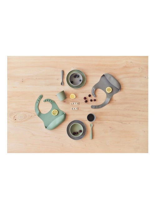 Coffret de table en silicone (4pcs) Jollein - Kiabi