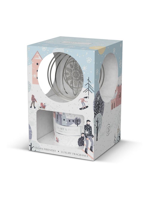 Coffret décoration de sapin avec bougie - Kiabi