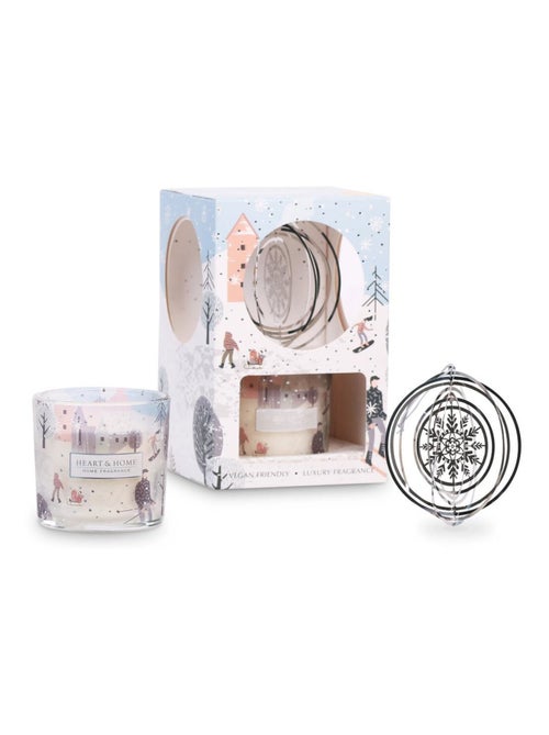 Coffret décoration de sapin avec bougie - Kiabi