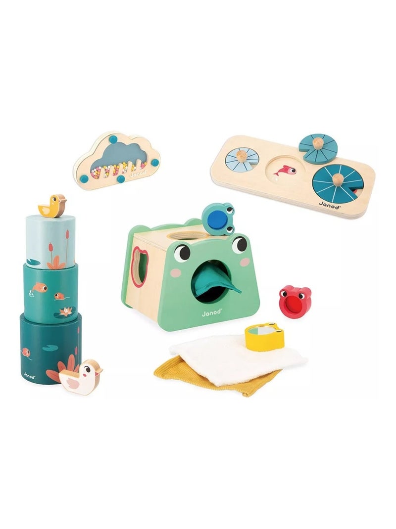 Coffret d'éveil sensoriel 12 mois Rouge - Kiabi