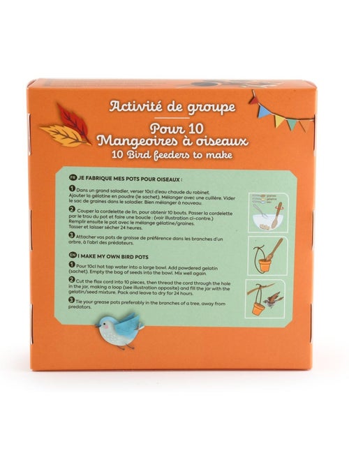Coffret diy - 10 mangeoires à oiseaux - Kiabi