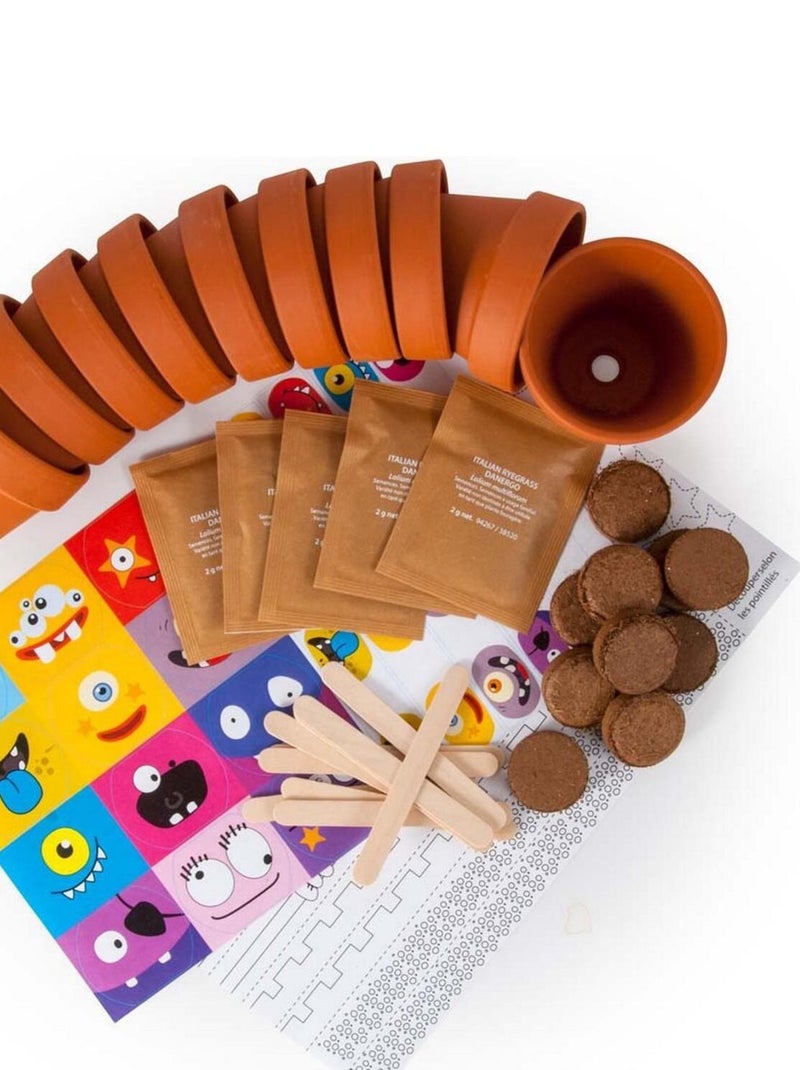 Coffret DIY - Je fabrique mes pots monstres N/A - Kiabi
