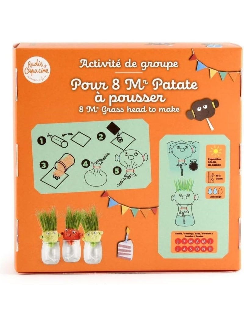 Coffret diy - mr patate à faire pousser Orange - Kiabi