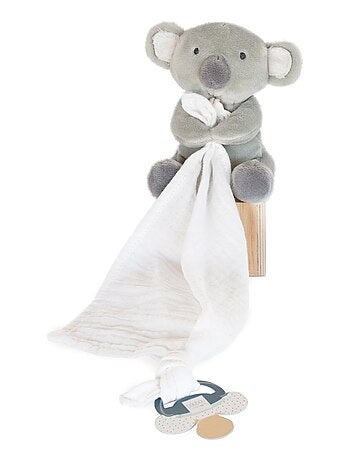 Attache sucette bois et silicone 'Koala' - Gris - Kiabi - 21.00€