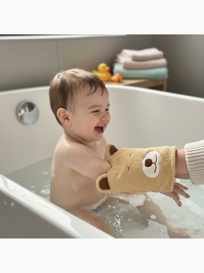 Coffret eau de senteur bébé mixte 50 ml sans alcool avec gant Beige - Kiabi