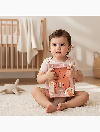 Coffret eau de senteur bébé mixte 50 ml sans alcool avec gant