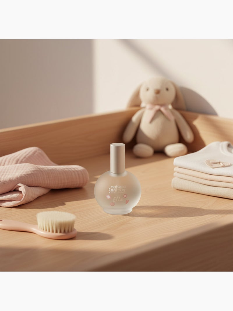 Coffret eau de senteur fille 50 ml sans alcool avec gant Rose - Kiabi