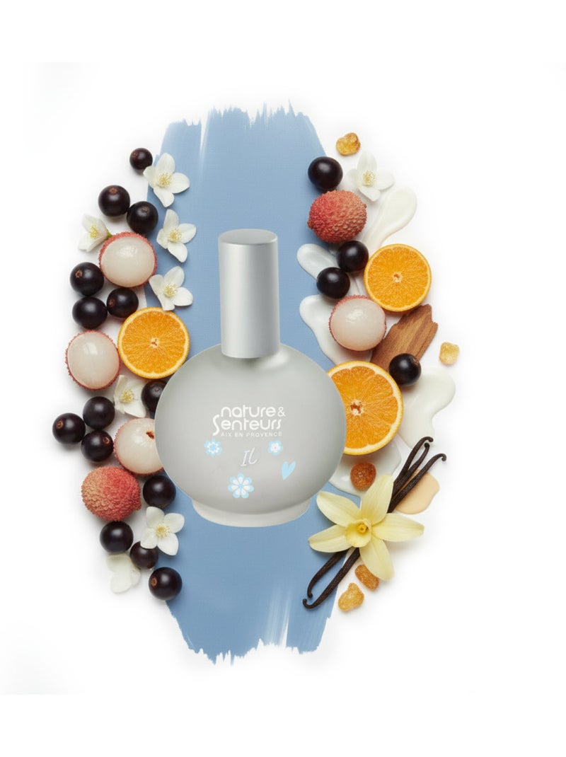 Coffret eau de senteur garçon 50 ml sans alcool avec gant Blanc - Kiabi