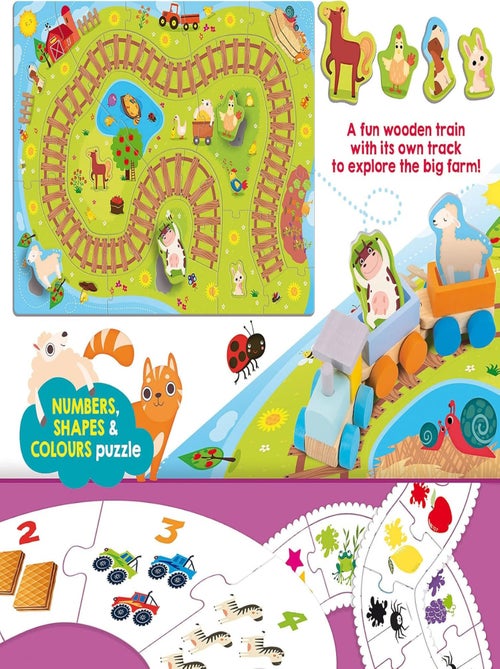 Coffret éducatif Le Petit Train Joyeux Carotina Baby - Lisciani - Kiabi