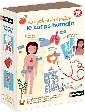 Coffret éducation positive nathan rythme corps humain - 3 à 8 ans - 1120600021