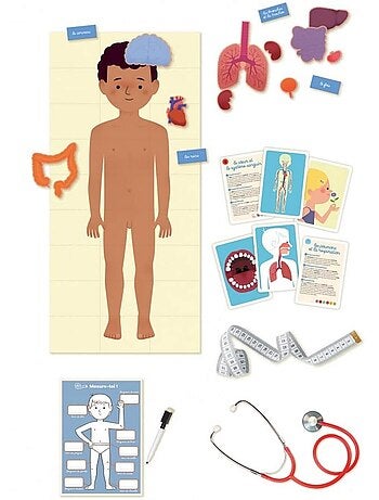 Coffret éducation positive nathan rythme corps humain - 3 à 8 ans - 1120600021