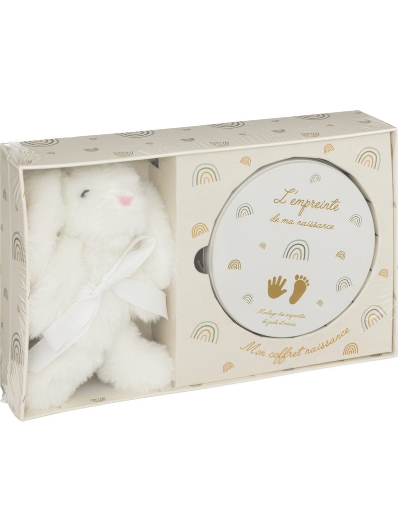 Coffret empreinte bébé avec peluche ANIEL Beige - Kiabi