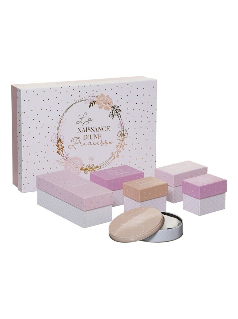 Coffret Empreinte XL Fleurs Rose - Kiabi