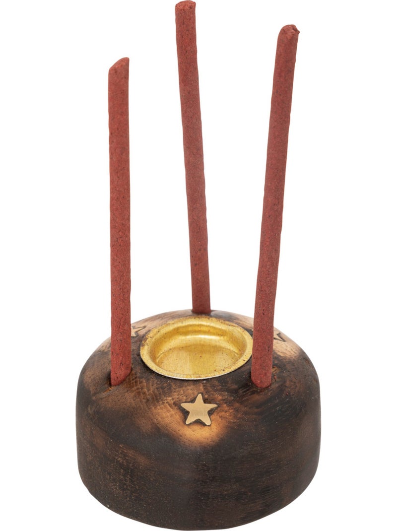 Coffret encens sticks cônes support bois TALY Marron - Kiabi