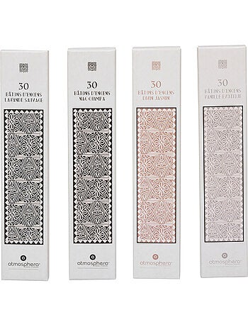 Coffret encens support bois et sticks PANAMA