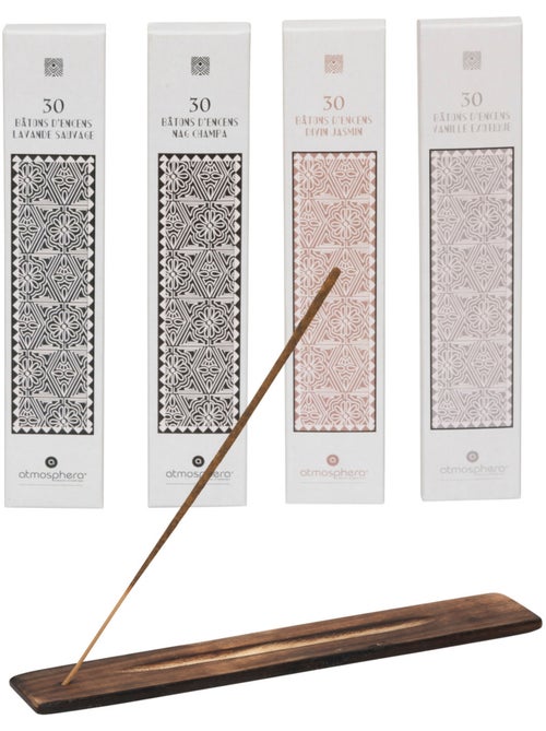Coffret encens support bois et sticks PANAMA - Kiabi Coffret encens support bois et sticks PANAMA - Kiabi