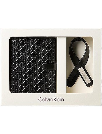 Coffret Etui passeport + Étiquette à bagages Homme Calvin Klein Jeans