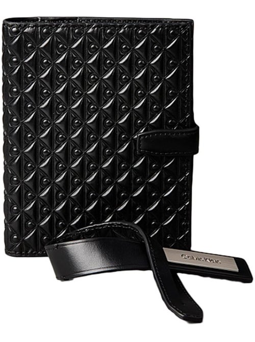 Coffret Etui passeport + Étiquette à bagages Homme Calvin Klein Jeans - Kiabi