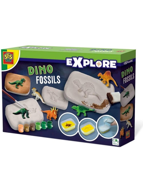 Coffret Explore : Fossiles de dinosaures - Kiabi