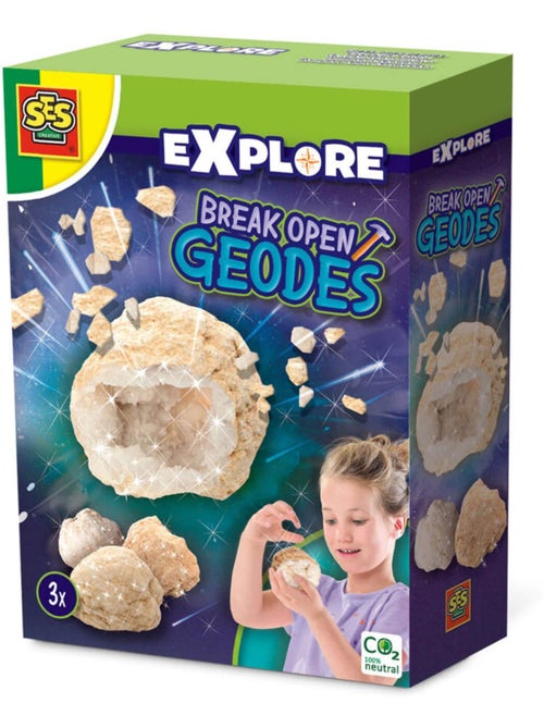 Coffret Explore : Géodes à ouvrir - Kiabi
