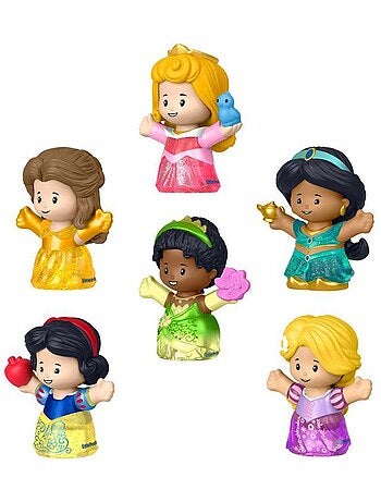 Coffret figurines - disney princesses mattel - princesses - 6 figurines - collection