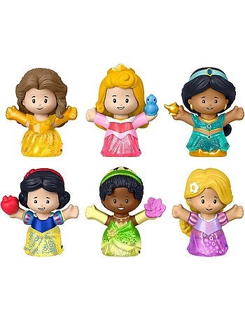 Coffret figurines - disney princesses mattel - princesses - 6 figurines - collection