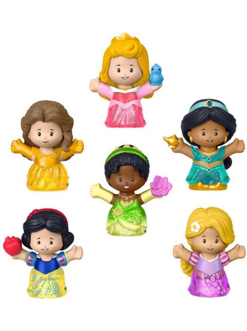 Coffret figurines - disney princesses mattel - princesses - 6 figurines - collection - Kiabi