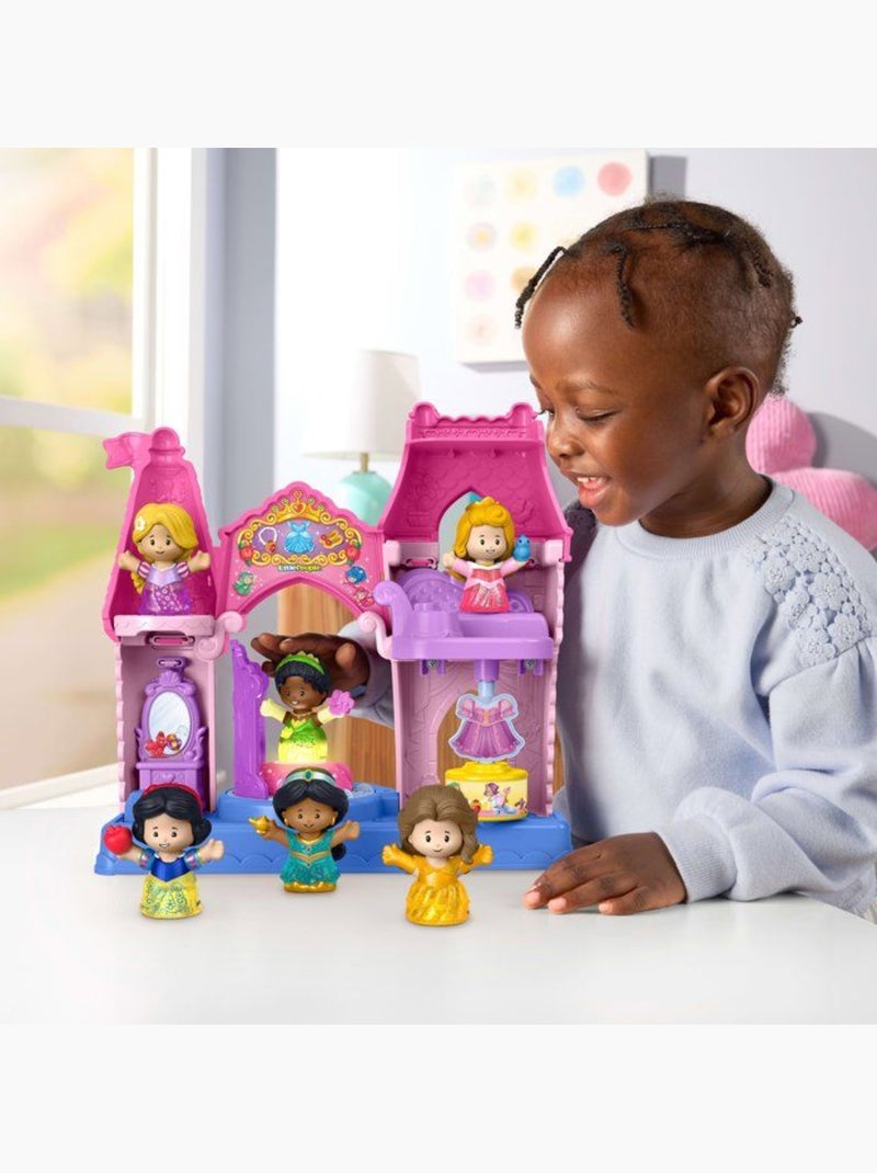 Coffret figurines - disney princesses mattel - princesses - 6 figurines - collection Jaune - Kiabi