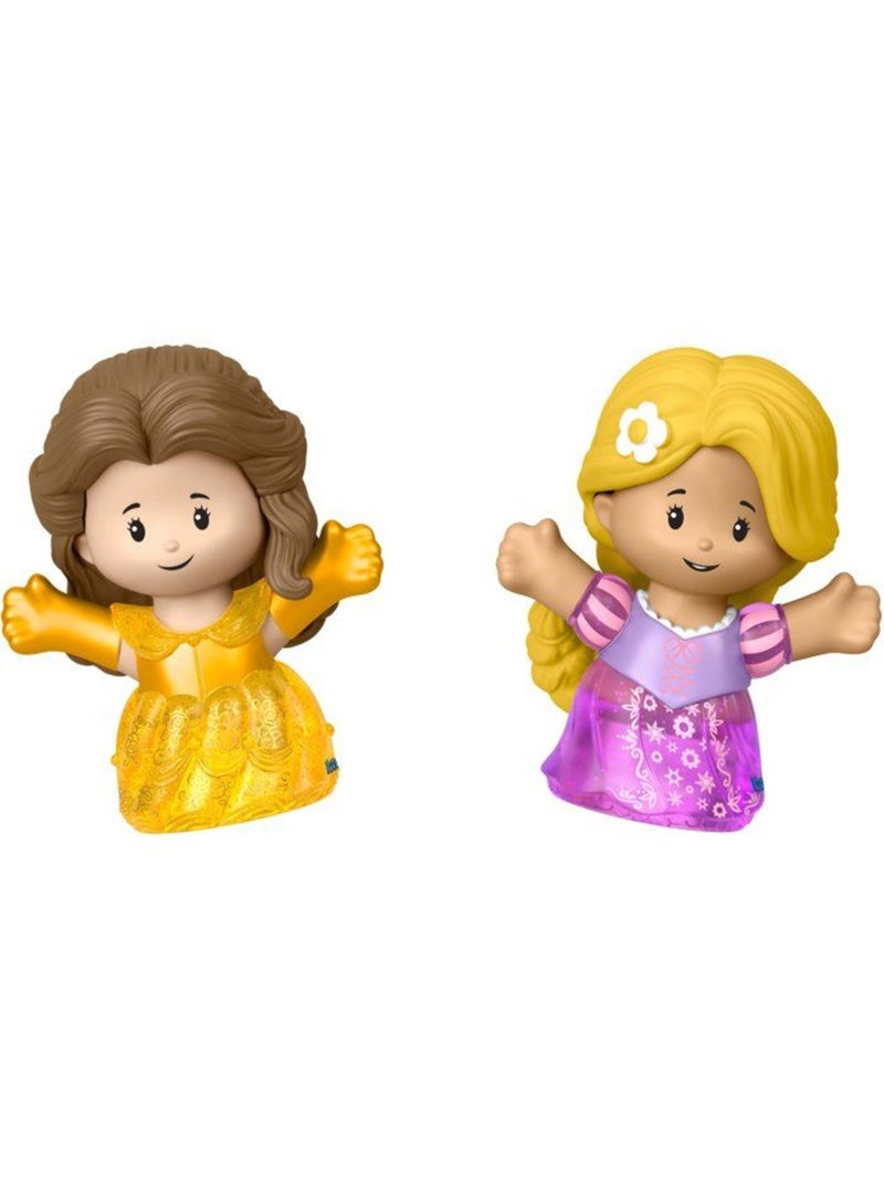Coffret figurines - disney princesses mattel - princesses - 6 figurines - collection Jaune - Kiabi